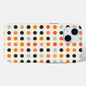 レトロ点々のある模様 Case-Mate iPhoneケース (裏面 (横))