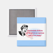 レトロ無人子 マグネット (正面/裏面)