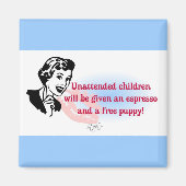 レトロ無人子 マグネット (正面)