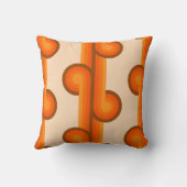 レトロ無地の幾何形状パターン1 クッション (裏面)