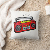 レトロ無線ボックス クッション (ブランケット)