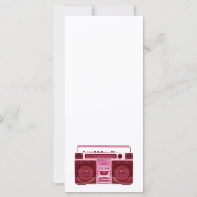 レトロ無線ラックカード (正面)