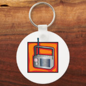 レトロ無線 キーホルダー (正面)