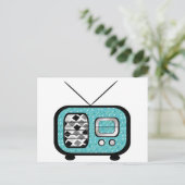 レトロ無線 ポストカード (スタンド正面)