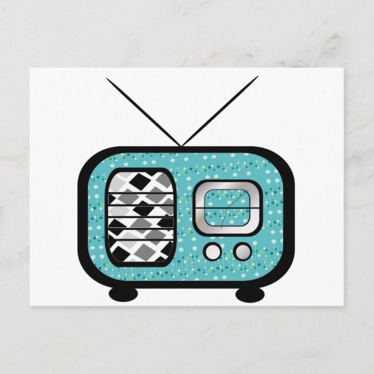 レトロ無線 ポストカード (正面)