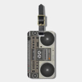 レトロ無線 ラゲッジタグ (正面縦)