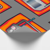 レトロ無線 ラッピングペーパー