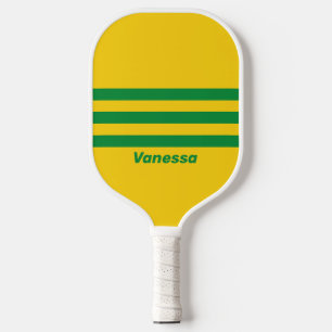 レトロ熱帯バナナ3ストライピング   名前 ピックルボールラケット