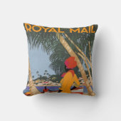 レトロ熱帯座布団 クッション (正面)