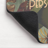 レトロ熱帯性モンスターパームの葉70年代の夏 マウスパッド (コーナー)