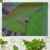 レトロ熱帯織物 キッチンタオル (折り畳み)