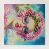 レトロ熱帯美しい ジグソーパズル (横)