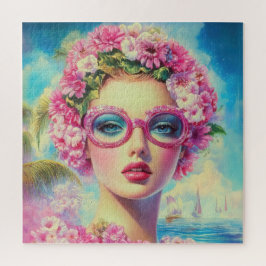 レトロ熱帯美しい ジグソーパズル