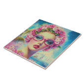 レトロ熱帯美しい タイル (側面)