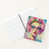 レトロ熱帯美しい ノートブック (内部)