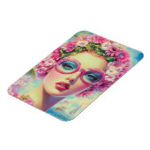 レトロ熱帯美しい マグネット (左側)