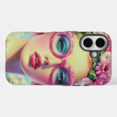 レトロ熱帯美しい Case-Mate iPhoneケース (裏面 (横))