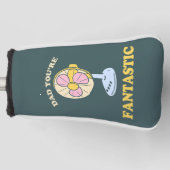 レトロ父の日のパパジョークはファンタスティックおもしろい ゴルフヘッドカバー (正面)