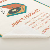 レトロ父の日「パパのヒット素晴らし」のカスタム シェルパブランケット (3/4)