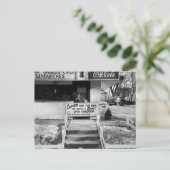 レトロ父ベビー告知ヴィンテージ写真 案内ポストカード (スタンド正面)