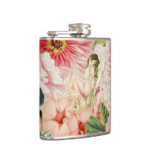 レトロ牡丹花春花柄 フラスク (右)