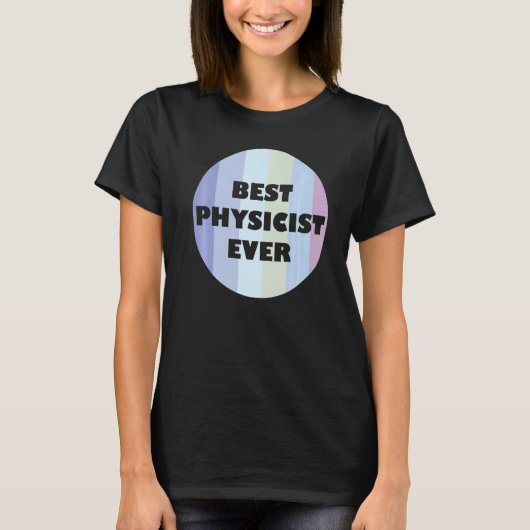 レトロ物理最高の学物理学者 Tシャツ (正面)