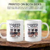 レトロ猫がハロウィン実在を歩く コーヒーマグカップ