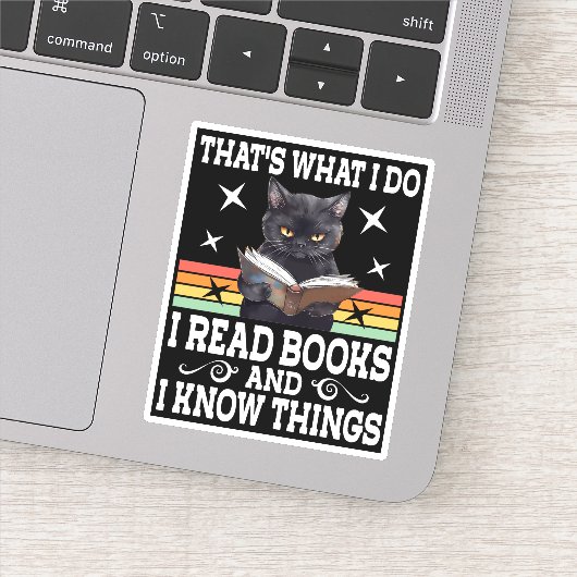 レトロ猫が読み手のハロウィン読の贈り物 シール (詳細)