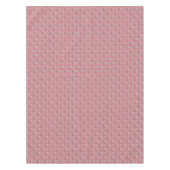 レトロ猫グラフィックパターングレー テーブルクロス (正面)