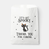 レトロ猫ゴシック不気味タイポグラフィ フェイバーバッグ (正面)