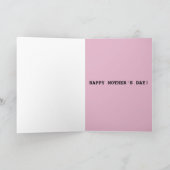 レトロ猫マザーズデイカード カード (内部)