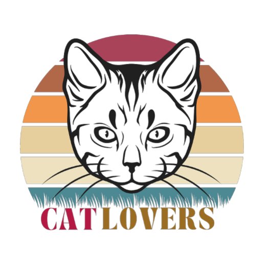 レトロ猫好きシャツ – ヴィンテージ猫顔Tシャツ Tシャツ