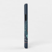 レトロ猫宇宙飛行士コズミックスペースイラスト Case-Mate iPhoneケース (裏面/右)