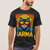 レトロ猫 Tシャツ (正面)