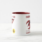 レトロ玩具ロケット広告 マグカップ (中央)