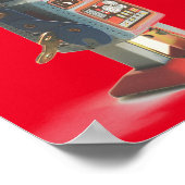 レトロ玩具ロボットポスター ポスター (角)