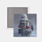 レトロ玩具ロボット第7マグネット マグネット (正面/裏面)