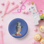 レトロ玩具ロボット紙プレート ペーパーボウル (パーティー)