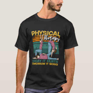レトロ理学療法PtセラピストPta物理Ther Tシャツ