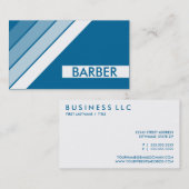 レトロ理容師 名刺 (正面/裏面)