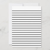 レトロ甘いがツイストのクリスマスピンナップ サンキューカード (裏面)