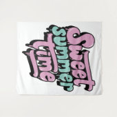 レトロ甘夏の時間 タペストリー (正面(横))