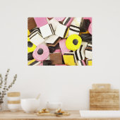 レトロ甘草 ポスター (キッチン)