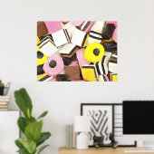 レトロ甘草 ポスター (ホームオフィス)