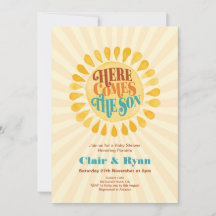 レトロ男の子の赤ん来だシャワー