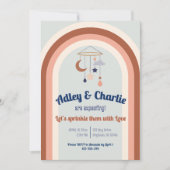 レトロ男女兼用グルーヴィレインボーベビーシャワー (正面)