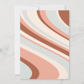 レトロ男女兼用グルーヴィレインボーベビーシャワー (裏面)