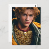 レトロ男映画 ポストカード (正面/裏面)