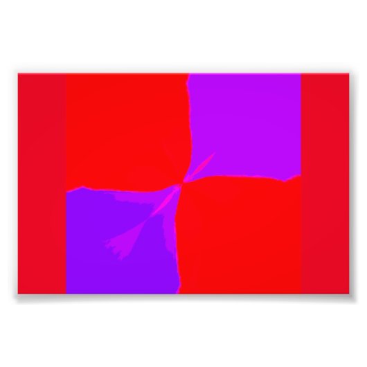 レトロ画像1紫&赤コダックプロ写真プリント フォトプリント            (正面)