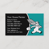 レトロ画家の名刺 名刺 (正面)